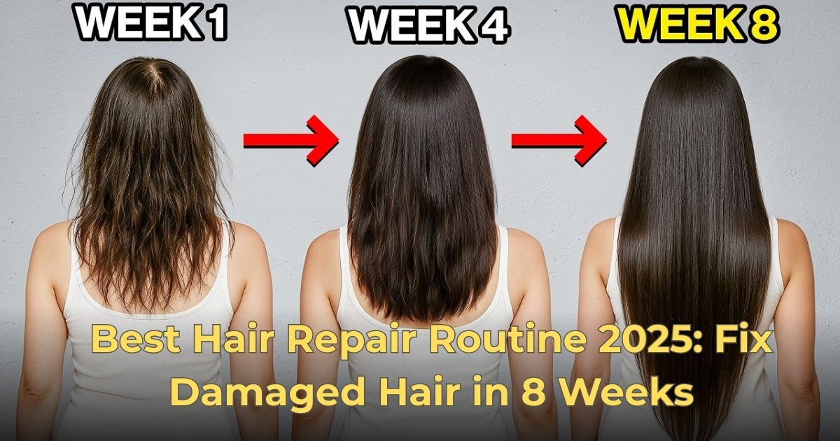 Best Hair Repair Routine 2025: Fix Damaged Hair in 8 Weeks